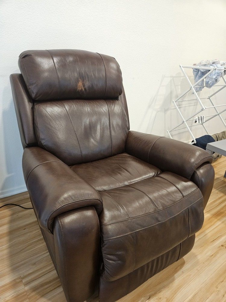 Automatic Leather recliner