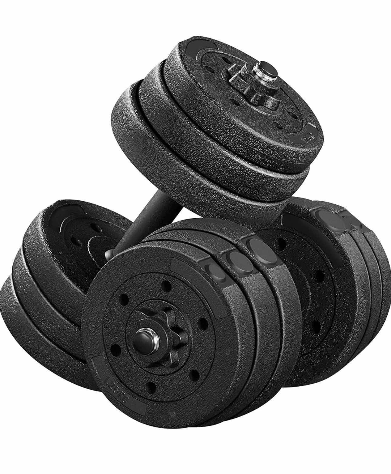 44lbs Adjustable Dumbbells Weight Set W-3