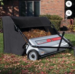 Ohio Steel Tow Behind Lawn Sweeper, 50 Inch, 26 Cu. Ft, Heavy-Duty Leaf and Grass Collector, Patented Spiral Brush