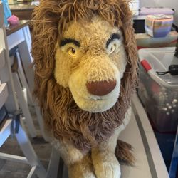 Vintage Large Lion King Plush