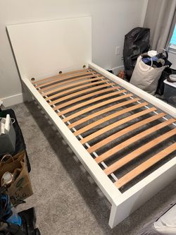 IKEA- White Malm TWIN Bed