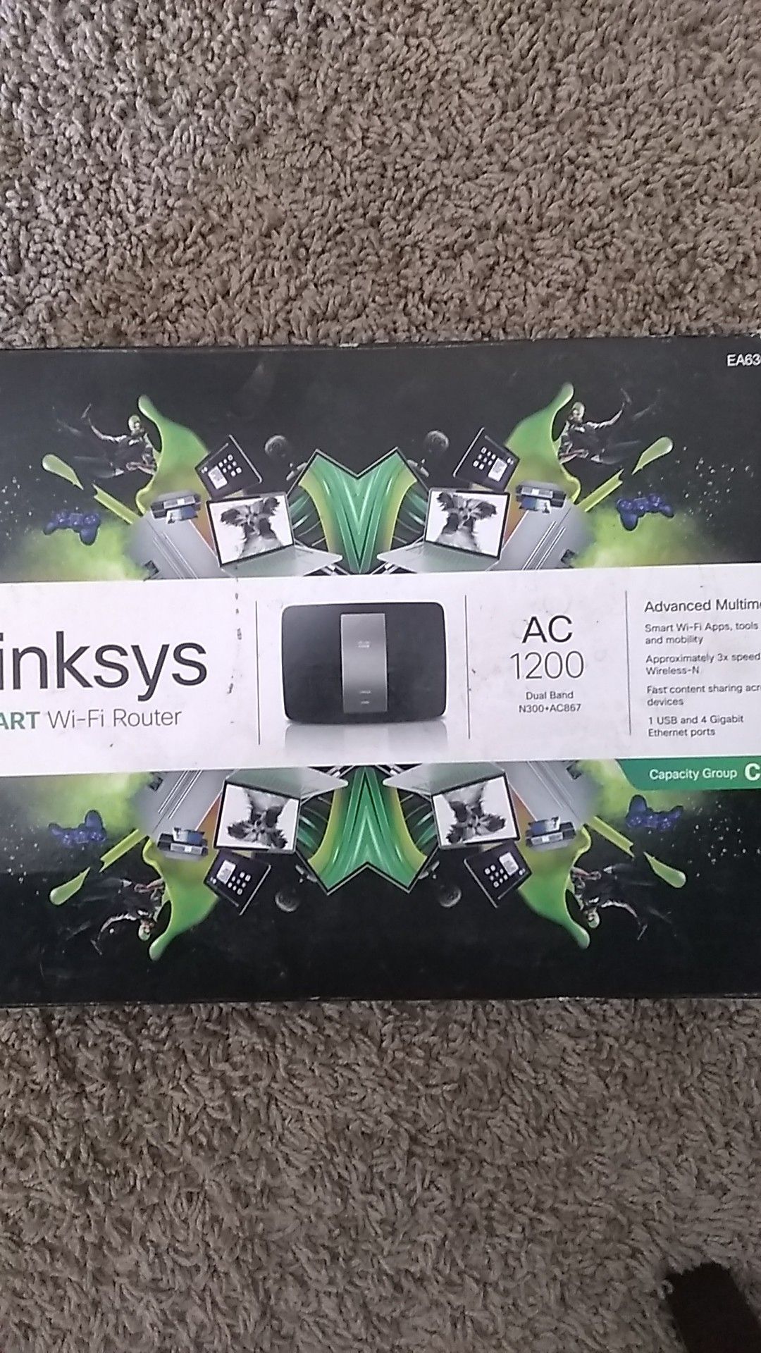 Linksys smart wifi router ac 1200 ea6300