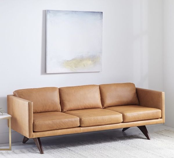 West Elm Brooklyn Leather Sofa 81 Burnt Sienna For In Miami West Elm Brooklyn Leather Sofa 81 Burnt Sienna For In Miami Fl Offerup