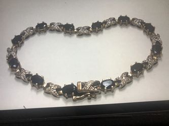 12  Stone Of Real Emeralds Columbian  Are Dark Blue Silver Gold Plated