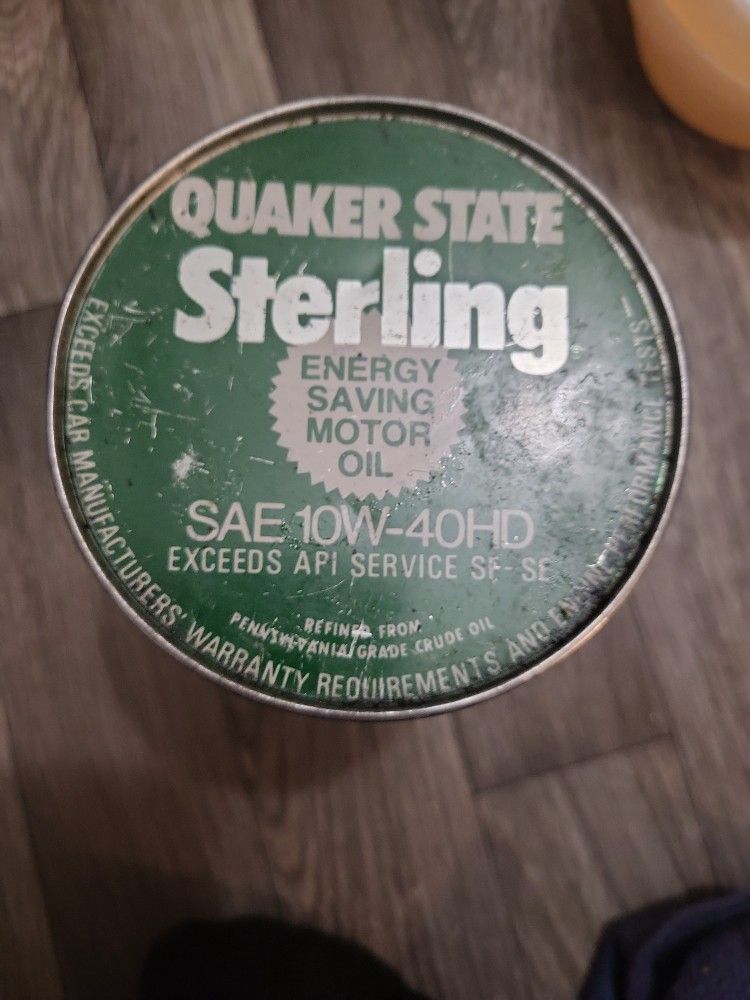 Quaker State Motor Oil- Sterling Edition