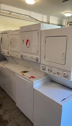 Frigidaire Laundry Center – Top Load Washer + Electric Dryer, 27"