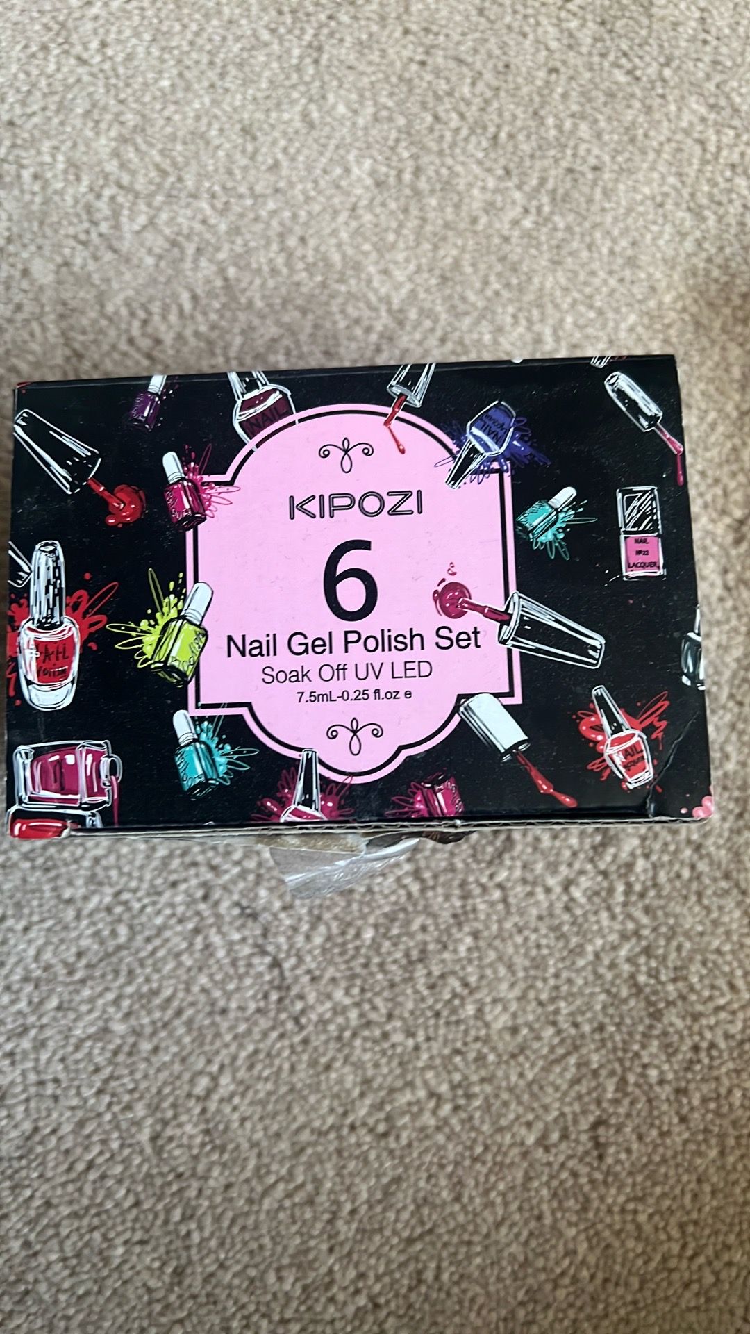 Nail gel polish set