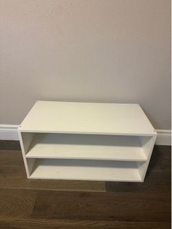 IKEA white closet Shoe rack