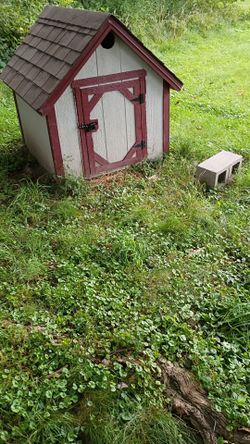 Very sturdy solid dog house