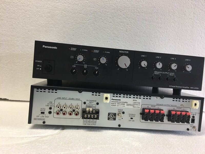 Panasonic Infrared Receiver/Amplifier Model:WX-LA50A