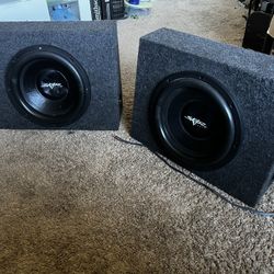 Two 12” Skar Subwoofers