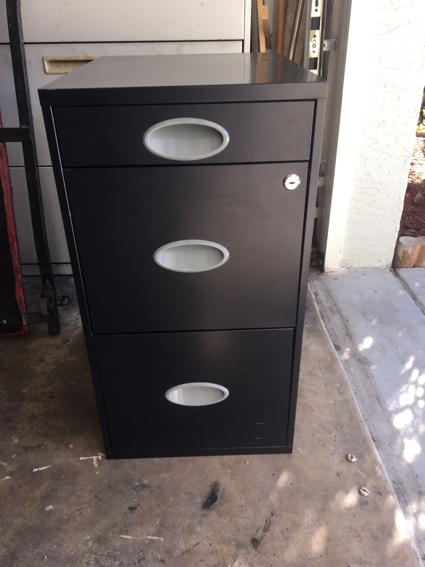 Black Filing Cabinet