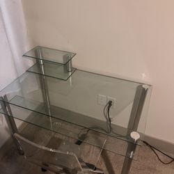 Modern Glass Computer Desk