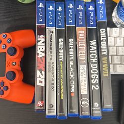 PS4 Games And Controller A