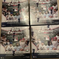 Topps Chrome 2022 Logofractor Limited Edition Boxes Mlb Baseball Cards Sold Out 