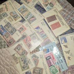 Bundle Of Old Stamps NO Flaws Selling Together  SEE All Pics