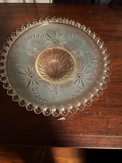 Ceiling light cover – vintage glass
