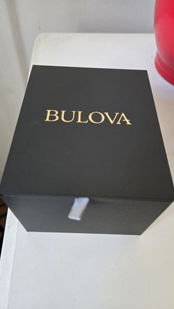 Bulova box for watch.  Box only!!!!!!!!