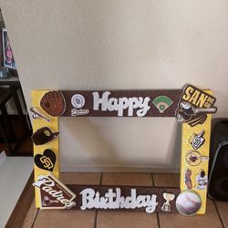 Padres Photo Prop Frame/ Photo Booth Frame