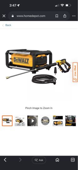 Pressure washer  dewalt