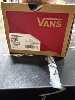 Vans Old Skool V Glitter Rose Gold Size 5