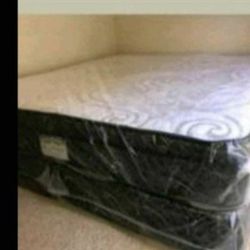 king size new thick pillow top bed can deliver 