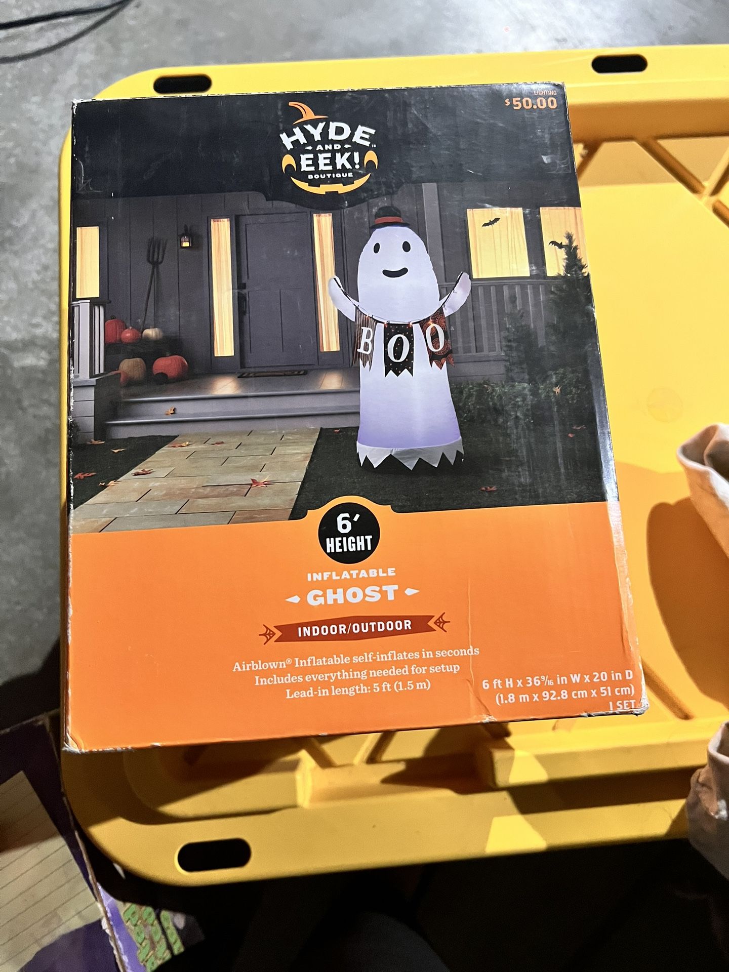 Hyde And Eek 6’ Ghost Inflatable