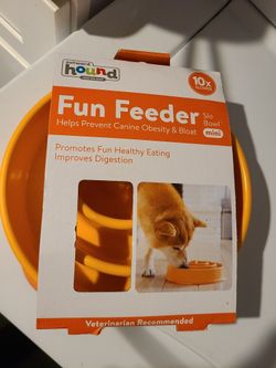 Outward Hound Fun Feeder Slo Bowl, Slow Feeder Dog Bowl