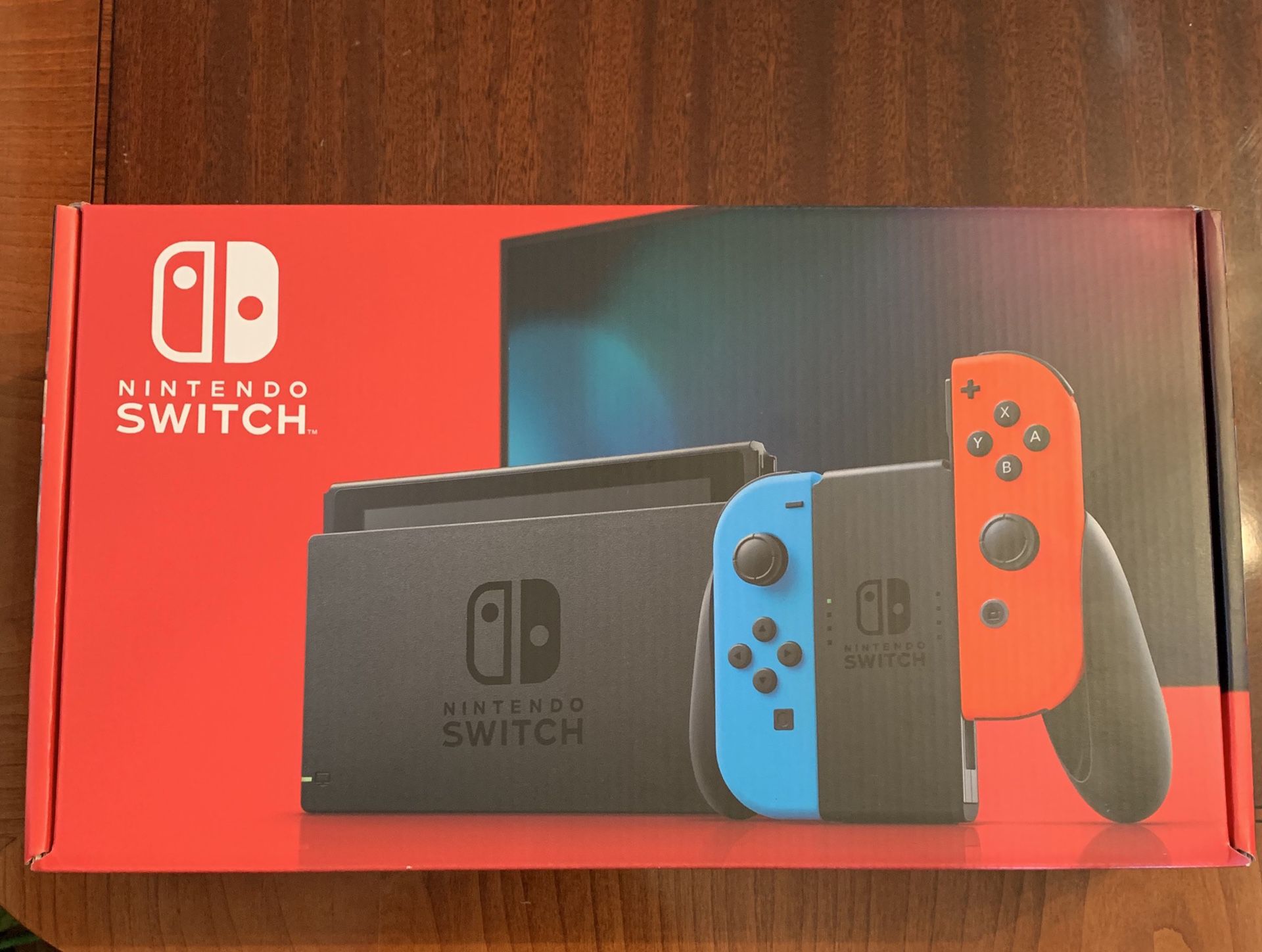 Nintendo Switch Neon Red and Neon Blue Joy-Cons