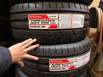 Firestone Firehawk 245/40/19 Tires Pair of 2 Tires New