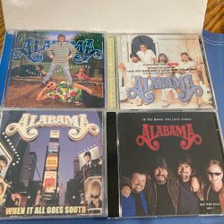Lot of 4 sealed Alabama Country Music CD’s