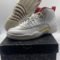 Nike Air Jordan 12 Retro FIBA White Red 130690-107 Men’s Size 10  100% authentic. Good condition with box.   This Nike Air Jordan 12 Retro FIBA White 