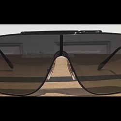Ray-Ban RB3697 Wings II Sunglasses Black Shield Gray Lens Authentic w/ Case - $150.00 Flat & Firm.