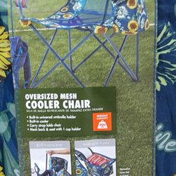 Pair Of Ozark Trail Oversized Mesh Cooler Chairs