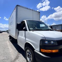 2021 CHEVROLET G3500 COMMERCIAL BOX TRUCK 14'