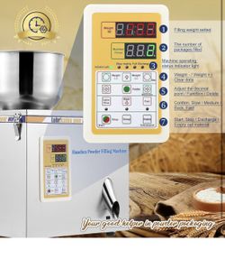 Hanchen Powder Filling Machine 1-20g Powder Packing Machine Automatic Particle Weighing Filling Machine Filler for Tea granules Seeds Grains Powder Gl