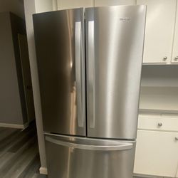 Whirlpool Stainless Steel Refrigerator- Great Condition 