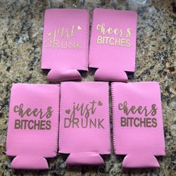 Bachelorette Slim Can Cooler (5 Pink)