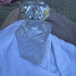 Crystal Decanters and Ice Bucket 
