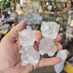Plastic mice shape novelty salt & pepper shakers set