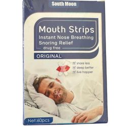 South Moon Mouth Strips 60PCS Snoring Relief Sleep Aid Nose Breathing Tape
