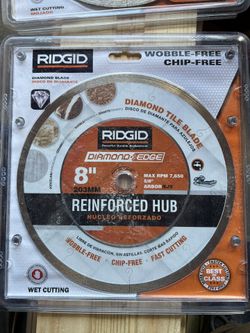 RIDGID Tile Saw Blades