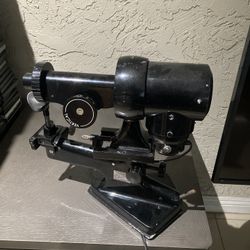 Vintage Bausch & Lomb Keratometer Ophthalmologist Eye Doctor Exam Tool