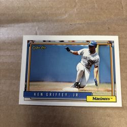1992 Ken Griffey Jr. O-Pee-Chee Baseball Card #50. Seattle Mariners, HOF