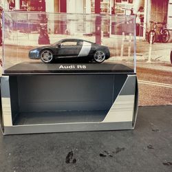 1:43 Scale Schuco  Audi R8 Diecast  Car with Display Case.