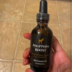 Pete & Pedro BOOST hihused With Biotin, Rosemary with 20 Essential Oils Hair Growth Oil