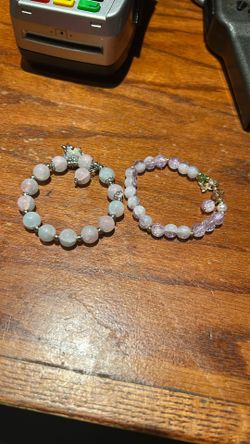 glazed charm bracelet