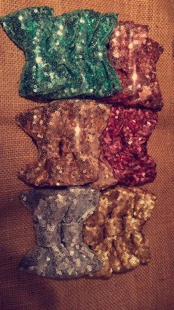 Sparkle bows/ headbands