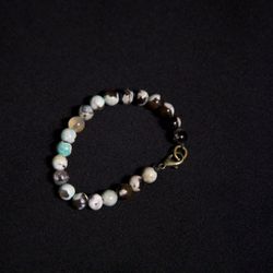 Ocean agate bracelet