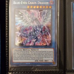 Yugioh Blue-eyes Chaos Dragon Sealed Secret Rare